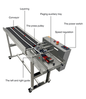 Système d'étiquetage automatique de machine de distribution et de séparation de sachets en plastique contrôlée par PLC pour imprimante UV chimique