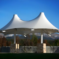 Estructura de Acero Personalizable para Cancha Deportiva, Resistente a los Rayos UV, Ligera, Resistente al Fuego, con Membrana Tensada, Soldada y Cortada, para Baloncesto