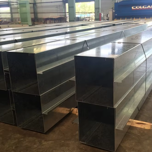 Gouttière de pluie commerciale connectée à effet de serre Toit <span class=keywords><strong>Collecteur</strong></span> <span class=keywords><strong>d</strong></span>'<span class=keywords><strong>eau</strong></span> de pluie Tuyau de fossé de drainage sans couture Tube Gouttières galvanisées - Product Image 5