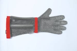 Guante de Protección de Seguridad de Cadena de Alambre de Acero Inoxidable 304 Resistente a Cortes de Alta Calidad para la Industria Cárnica - Product Image 2