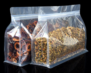 Minh bạch mùi bằng chứng bao bì nhựa phẳng đáy túi độ ẩm bằng chứng rõ ràng bao bì dây kéo túi - Product Image 1