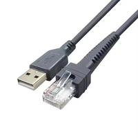 Escáner de Código de Barras Zebra 2M con Cable USB, Dispositivo de Escaneo, Cable de Datos para Escáner de Código de Barras Zebra, Entrega Rápida