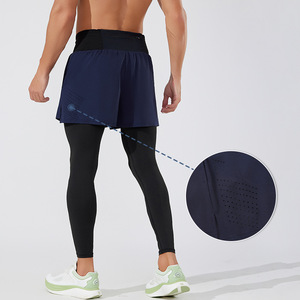 Otoño hombres maratón pista y campo pantalones de entrenamiento de secado rápido deportes correr Fitness Yoga medias - Product Image 3