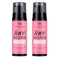 Mousse coiffante 100 ml sans résidus ni pellicules, tenue légère, mousse confortable pour lisser les bords des closures en dentelle HD transparente