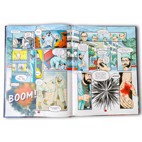 Services d'impression de mangas et de bandes dessinées pour adultes, couverture souple ou rigide, impression couleur de haute qualité