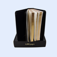 Bible de haute qualité, impression offset 28-55 g/m², reliure cousue avec couverture rigide, bord doré et estampage à chaud