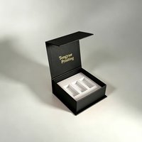 Boîte cadeau en papier de luxe pour flacons de peptides HV 2ml 3ml 5ml 10ml avec logo personnalisé et insert en mousse EVA, 1, 2 ou 3 packs
