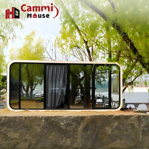 Cammi nhà Casa nhà di động không gian lớn Viên Nang Nhà mô-đun cắm trại pod không gian prefab cabin di động văn phòng khách sạn thép - Product Image 1