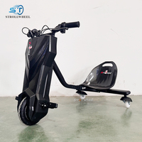 Trottinette à trois roues avec haut-parleur Bluetooth, 3 roues à éclairage LED, mini trottinette à trois roues à dérive, batterie 36V 4.4AH