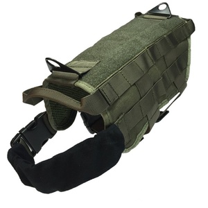 Harnais réglable pour animaux de compagnie, longue laisse pour chien, gilet tactique pour chien, poitrine et <span class=keywords><strong>dos</strong></span> imperméables - Product Image 6