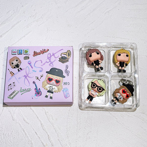 Bán buôn phim hoạt hình ca sĩ phim hoạt hình Taylor vai trò 3D PVC móc khóa Tuổi Teen Quà Tặng Ba lô búp bê Keychain với bao bì carton tinh tế - Product Image 2