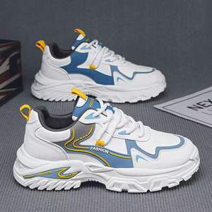 Men's Sneakers 2026 Spring Autumn New Thick-soled Mesh Upper Non-slip Sporty Soft All-match Trendy <b>Running</b> Shoes Students - Product Image 4