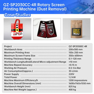 Tự động 4R <span class=keywords><strong>ROTARY</strong></span> lụa Màn hình máy in - Product Image 3
