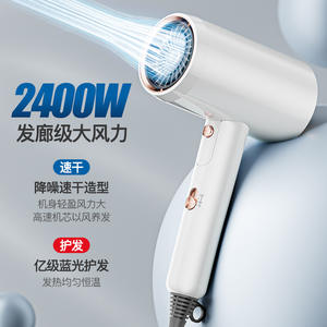 ไดร์เป่าผมความเร็วสูงพร้อมเทคโนโลยีไอออน มอเตอร์ดีซี หัวเป่าเดี่ยว น้ำหนัก 0.63 กก. ไดร์เป่าผมไฟฟ้าสำหรับใช้ในบ้าน - Product Image 4