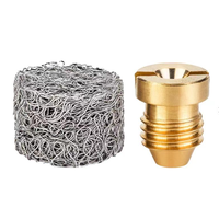 Filtre en maille métallique compressée 14*10mm pour lance à mousse, embout de buse à orifice pour canon à mousse, filtre à fil tricoté pour lance à mousse de neige