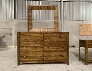 Timberline ensembles de meubles de chambre à coucher en chêne vieilli personnalisable maison moderne meubles d'hôtel salon salle à manger chambres réglables - Product Image 5