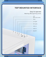 SNOWMAN OEM Tempered Glass PC Case a E-sport's Favorite Low MOQ Computer Cases With USB 3.0 Custom ATX Towers Gaming Cabinet