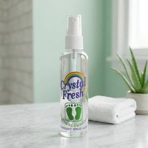 CRYSTAL FRESH 100ml Desodorante Antitranspirante Mineral en Aerosol Líquido Certificado ISO9001 y ISO22716 para Mujer CSPW-100 - Product Image 2