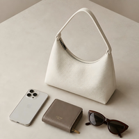 Sac à bandoulière en cuir de vachette pleine fleur fait main, design élégant et intemporel, sac à main de luxe en cuir pour femme, vente en gros