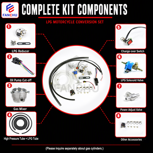 Kit de Conversión de Gas <span class=keywords><strong>GLP</strong></span> para Motocicletas de Dos y Tres Ruedas - Product Image 4