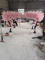 Arbre artificiel de cerisier en fleurs, grand, durable et écologique, décoration intérieure pour mariage, banquet, restaurant