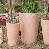 Vente en gros de pots de fleurs écologiques en ciment pour la maison et le jardin