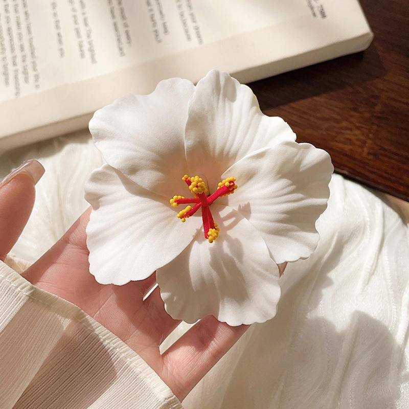 Duckbill clip-white (single)