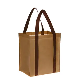 ต่ำ MOQ ราคาถูกส่วนบุคคลขนาดมาตรฐานแฟชั่น Non Woven Shopping Bag กระเป๋า