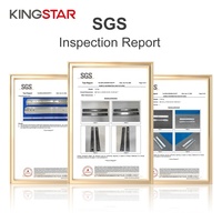 Glissières de tiroir Kingstar 500 lb 76 mm pour armoire à outils de camping-car, à extension complète en 3 sections, robustes et verrouillables