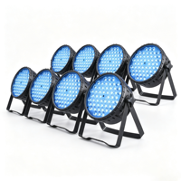 Éclairage de scène professionnel pour DJ, clubs, spectacles nocturnes, concerts, églises, 54*3w RGB 4-en-1 DMX512 LED PAR Can