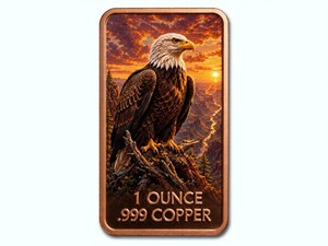 Pièce rectangulaire en cuivre 99,9 % de 1 oz à marque privée avec impression photo UV – Direct Usine - Product Image 1
