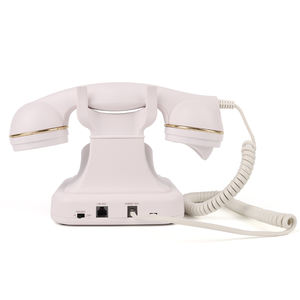 Diseño europeo Oficina en casa Llamador analógico IID Teléfono con cable fijo con llave grande Teléfonos de una sola línea Teléfonos vintage - Product Image 6