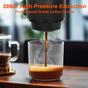 Máquina de café espresso portátil de 20Bar con calentamiento rápido 3 en 1 multifunción para viajes al aire libre uso de <span class=keywords><strong>oficina</strong></span> <span class=keywords><strong>cafetera</strong></span> - Product Image 4