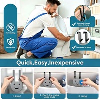 Offre Spéciale : Support de nettoyage suspendu pour cuvettes de toilettes, support de tablettes pour réservoir de toilettes, tampon nettoyant pour réservoir d'eau de toilettes