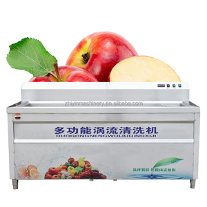 Industrial Small Double-Cylinder Bubble Washing Cleaning Machine Single-Cylinder Fruit Cleaning Equipment Root Vegetable Cleaner