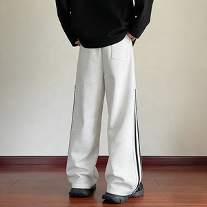 Regenbogen-Spray: Personalisierte Street-Style Loose Casual <span class=keywords><strong>Sweatpants</strong></span> für Herren – Gerade geschnittene Baggy Terry Jogginghose mit Seitenstreifen - Product Image 3