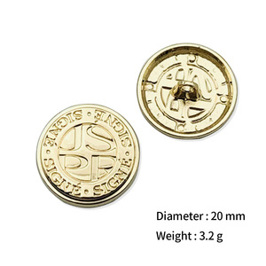 Thời Trang Mới Biểu Tượng Tùy Chỉnh Kim Loại Vàng Quần Nút Phù Hợp Với Đồng Phục Áo Sơ Mi May Kim Loại Nút Cho Blazer Phù Hợp Với - Product Image 2