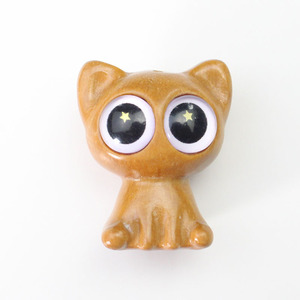Star <b>Cat</b> Pendant Sandalwood Carved Cartoon Cute DIY Keychain <b>Gift</b> Unisex - Product Image 5