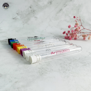 Clear plastic test tube medical plastic test tube
