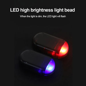 Luces de Navidad LED Solares Intermitentes al por Mayor, Sistema de Seguridad Antirrobo para Coche con Alarma Ficticia, Lámpara de Advertencia Inalámbrica Simulada - Product Image 2