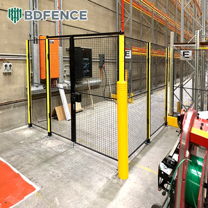 Clôture de sécurité à bas <span class=keywords><strong>prix</strong></span>, personnalisable, clôture de protection pour robot, isolation d'atelier, clôture de sécurité pour robot de soudage - Product Image 4