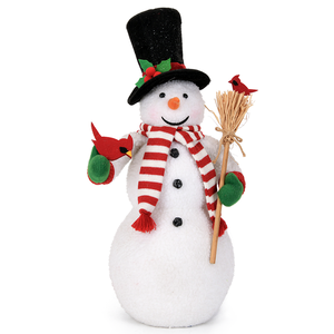 工場製テーブル用パーソナライズされたキラキラ輝く雪だるま人形クリスマスオーナメントベルベット - Product Image 3