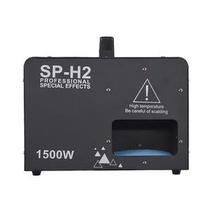 Machine à brouillard à base d'eau 1500W, réservoir 3L, 7,5h <span class=keywords><strong>de</strong></span> brume continue, télécommande sans fil 30M, DMX512, Hazer <span class=keywords><strong>de</strong></span> scène en aluminium - Product Image 1
