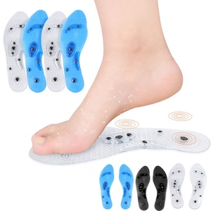 Plantillas de PVC para el Cuidado de los Pies con Acupuntura Magnética, Plantillas Ortopédicas Terapéuticas de Masaje con Corte Libre - Product Image 1