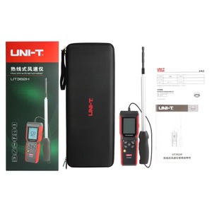 UNI-T UT362H เครื่องวัดอุณหภูมิการไหลของอากาศแบบมืออาชีพ พร้อมหัววัดแยกส่วนสำหรับวัดปริมาณอากาศ เซ็นเซอร์วัดความเร็วลมแบบ Hot Wire Anemometer - Product Image 5