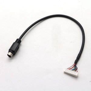 8 Pin Mini DIN to 2.54mm Pitch 10 Pin Connector Cable, Custom Mini DIN Male <b>Plug</b> to PCB Terminal Wire Harness - Product Image 4