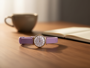 Orologio al Quarzo da Donna Hyf A113, Quadrante Rotondo 30 mm, Display Data, Cinturino in Silicone, Elegante Orologio alla Moda - Product Image 2