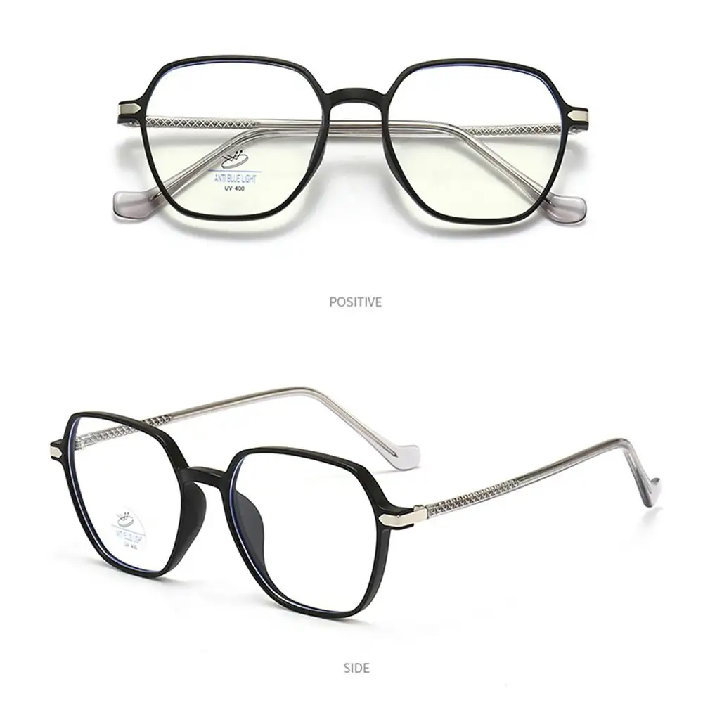 Men Women Durable Portable Office Computer Goggles Anti-blue Light Glasses Oversized Eyeglasses Ultra Light Frame