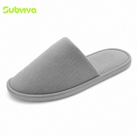 Chaussons de spa personnalisés en tissu type coton, semelle EVA, jetables, pour hôtels, chambres d'hôtes et hôtellerie