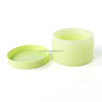 7oz vide en gros grand pot de crème de gommage transparent en plastique PP, emballage de conteneur de pot de beurre corporel avec marque privée